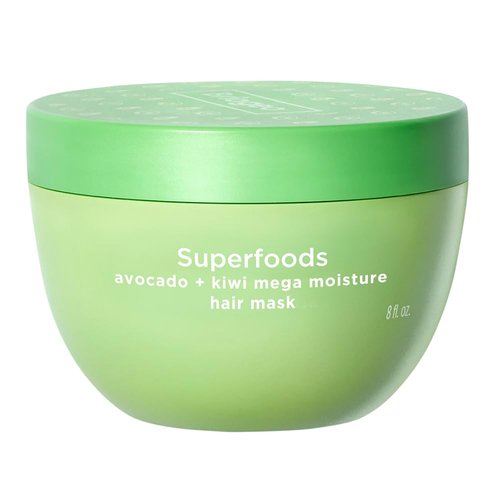 Briogeo Superfoods Avocado + Kiwi Mega Moisture Hair Mask - Protein-Free Deep Conditioning Treatment for Dry, Damaged Hair | Vegan & Cruelty-Free