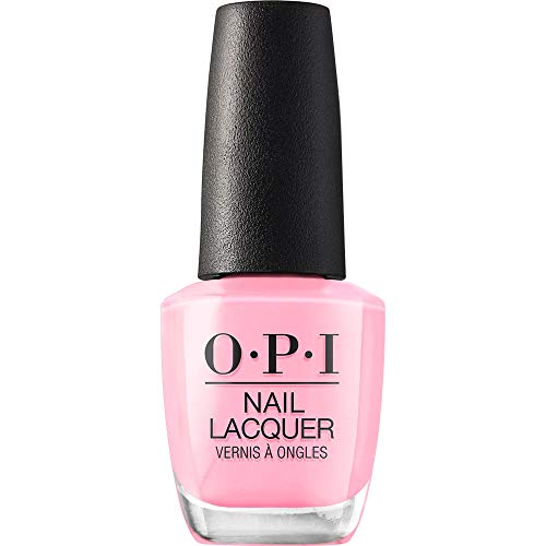 OPI Nail Lacquer Pink-ing of You | Sheer Soft Pink Crème Chip Resistant Nail Polish | Vegan, Fast Drying, Streak Free