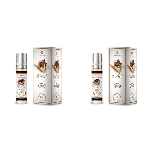 2 Pack of Choco Musk Concentrated Perfume Rollerball for Unisex, 6 ml each