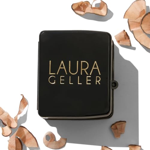 LAURA GELLER NEW YORK Eye + Lip Cosmetic Pencil Sharpener - Easy to Clean - Eyeliner, Lip Liner and Eyebrow Pencil Sharpener