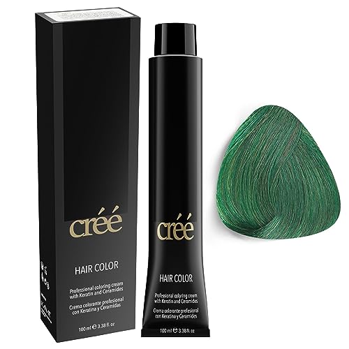 Cree Professional Ash - Permanent Hair Color - Long Lasting, Rich Vibrant - Gray Coverage 100ml - 3.4 fl.oz.