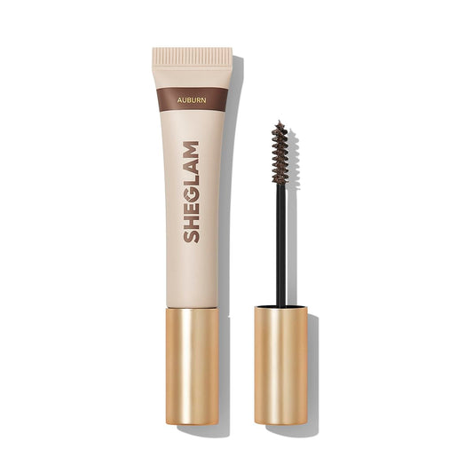 SHEGLAM Tinted Brow Gel - Volumizing & Buildable Formula for Full, Gorgeous Brows | Auburn