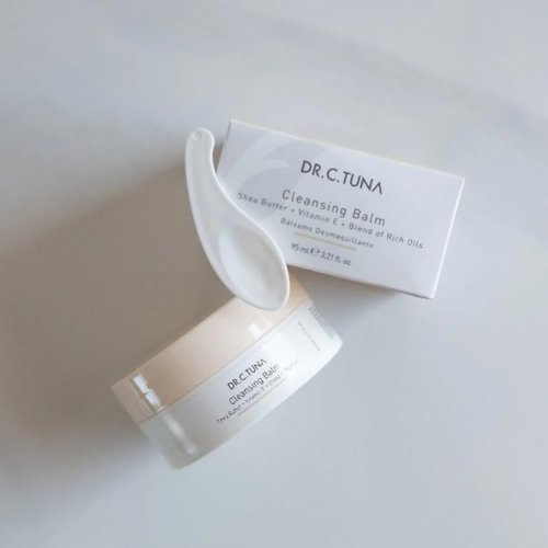 FARMASi DR. C. TUNA Cleansing Balm - Balm-to-Oil Makeup Remover & Moisturizing Cleanser with Shea Butter & Vitamin E | 95 ml / 3.21 fl. oz.