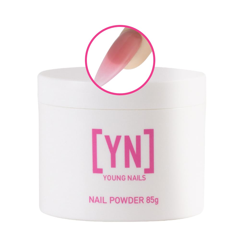 Young Nails Acrylic Speed Powder - Professional Self-Leveling Nail Powder in Clear, Nude, Pink & White | Quick Set in 60 Seconds
