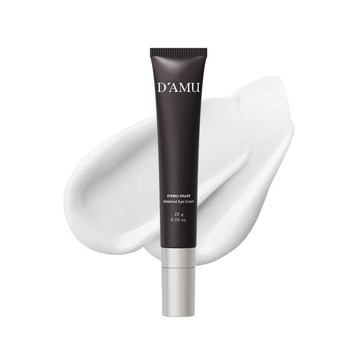 D'AMU Retinol Eye & Neck Cream - Brightening & Firming for Dark Circles & Wrinkles | 1.6 oz Korean Skincare