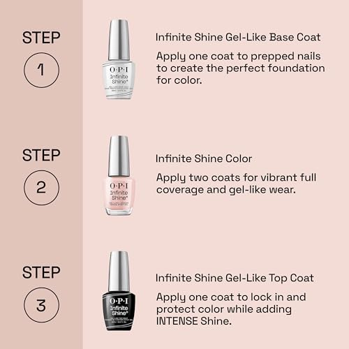 OPI Infinite Shine A Lil Suga & Spice | Sheer Bright Cool Purple Multicolor Blue & Pink Shimmer Long Wear Nail Polish | Good Enough to Treat Collection | Holiday 2025