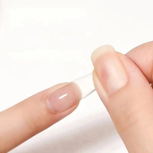 Curvlife Beauty Secrets Solid Nail Glue Gel for Press on Nails Soft Gel Nail Tips UV Cured Nail Glue 30g for Acrylic Nails Extension Fake Nail Bonding Gel Glue Decor Adhesive