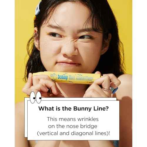 CHASIN' RABBITS Bunny Line Smoother Eye Cream Roller, 0.5 Fl Oz, Eye Serum with Surgical Steel Cooling Stick, Adenosine, Niacinamide, Dark Circles, Fine Lines, Under Eye, Vegan, Korean Skin Care