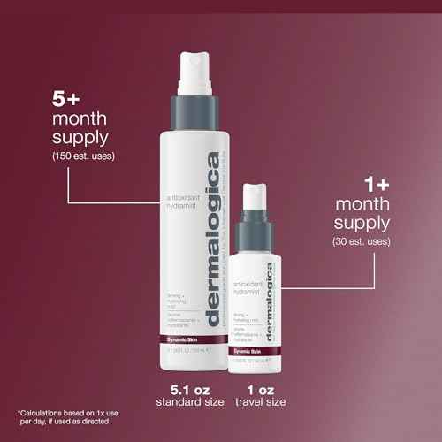 Dermalogica Antioxidant Hydramist Toner Anti-Aging Toner Spray for Face that helps Firm and Hydrate Skin - For Use Throughout the Day