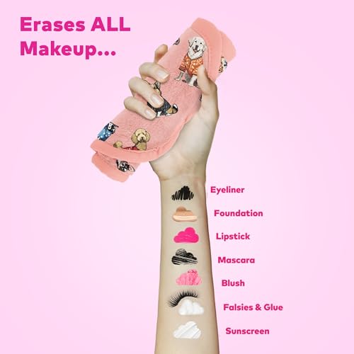 The Original Makeup Eraser, Erase All Makeup With Just Water, Including Waterproof Mascara, Eyeliner, Foundation, Lipstick, Sunscreen, and More! Puppy, 1ct.