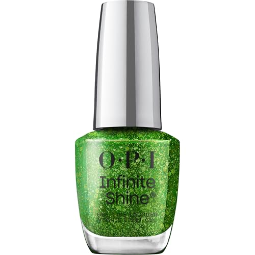 OPI Infinite Shine MillenniYUM | Opaque Bright Blue Metallic Long Wear Gel Like Nail Polish | Metallic Mega Mix Collection