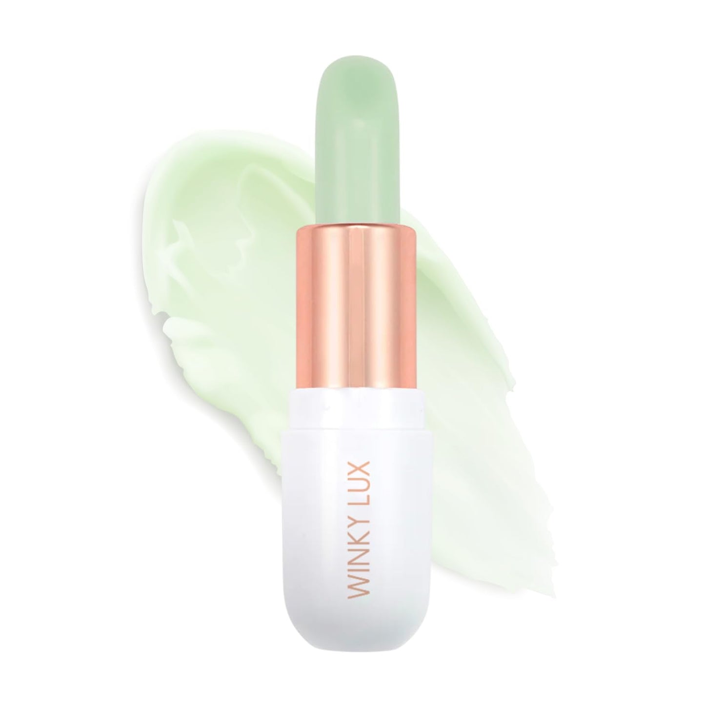 Winky Lux Matcha Lip Balm - Ultra-Moisturizing Clear Treatment with Green Tea & Avocado Oil | Vegan, Cruelty-Free, Vanilla-Green Tea Scent