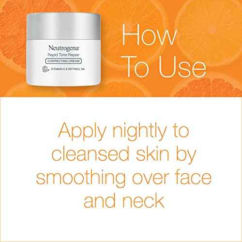 Neutrogena Rapid Tone Repair Retinol + Vitamin C Face Moisturizer, Dark Spot Corrector, Anti-Aging Face Cream for Even Tone 1.7 oz + Trial Size Hydro Boost Facial Cleanser, 0.5 fl. oz