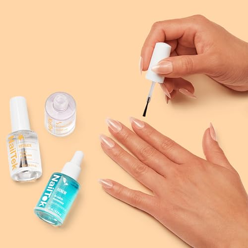 Nail Tek Nail Repair for Damaged Nails – Filler Powder & Resin Kit for Cracked or Split Nails, Strengthener and Growth Recovery, 1 Pack