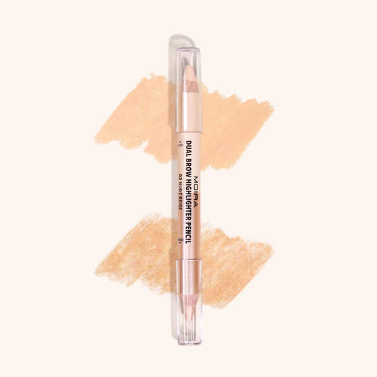 Skiennix Dual Brow Highlighter Pencil - Nude Beige for Perfectly Defined Brows