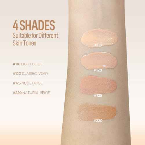 Skin Tint with SPF 40,24HR Tinted Mineral Sunscreen Serum with Zinc Oxide,Multi-use Tinted SPF Serum Foundation,Long Lasting Full Coverage Buildable Foundation-Classic Ivory, 1 Fl Oz