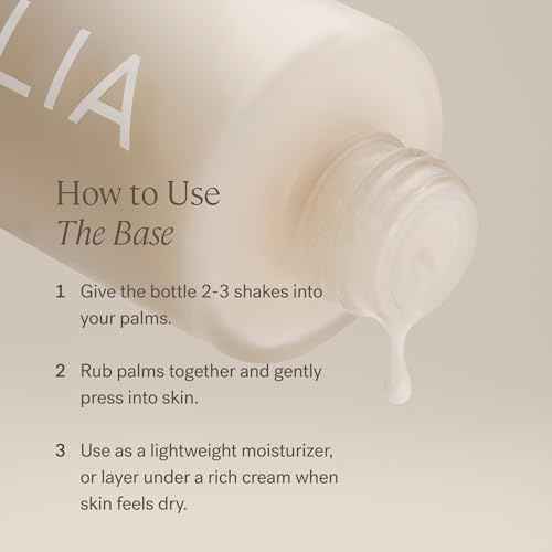 ILIA - The Base Face Milk Essence + Lightweight, Layerable Moisturizer | Hydrate, Smooth, Soothe, Strengthen | Non-Toxic, Vegan, Cruelty-Free, Clean Makeup (Travel Size, 1 fl oz | 30 ml)