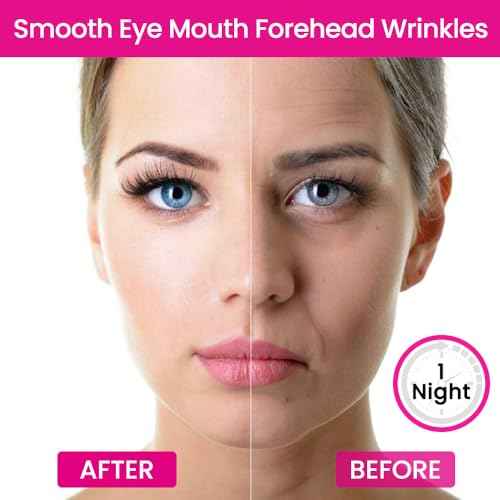 Kaely Wrinkle Patches for Face Overnight, Silicone Scar Tape for Wrinkles Forehead, Smile Line, Face Tape for Wrinkles Overnight Sleeping Lifting Sagging Skin, 192 Pcs (12 Sheets of 16 Patches)