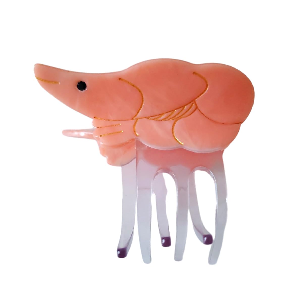 Shrimp Claw Clip,Acetate Hair Clips,Small Claw Clips for Women
