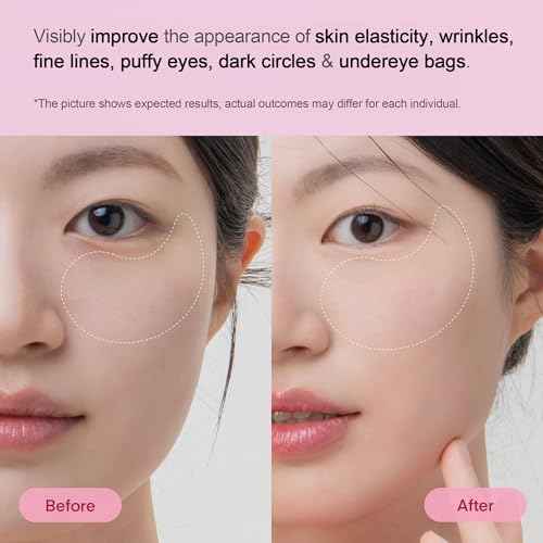 TEREZ & HONOR Peptide Collagen Under Eye Patches - 60 Korean Firming, Glowing & Hydrating Hydrogel Mask for Puffy Eyes, Dark Circles, Wrinkles, Fine Lines, Undereye Bags - Anti-Aging Eye Gel Pads