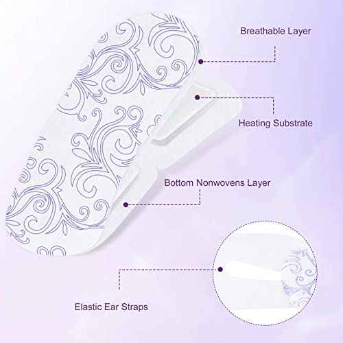 XPCARE 32 Pack Steam Eye Masks for Dry Eyes, SPA Warm Sleep Eye Mask, Disposable Heated Eye Mask for Dark Circles, Puffy Eyes, Relief Stress Eye Fatigue(Unscented)