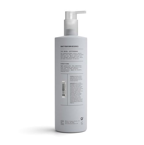 Bevel All Day Body Lotion for Men - Lightweight Shea Butter & Argan Oil Formula, 16 Oz