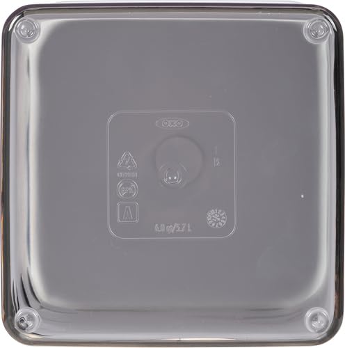 OXO Good Grips POP Container - Airtight Food Storage - Small Square Tall 2.3 Qt Ideal for spaghetti, linguini and lasagna