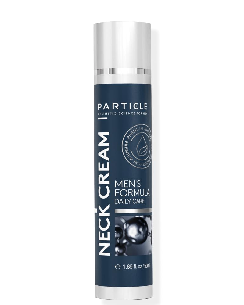 Skiennix Particle Neck Cream - Hydrating Daily Skin Care for Men with Collagen & Retinol | 1.7 fl oz