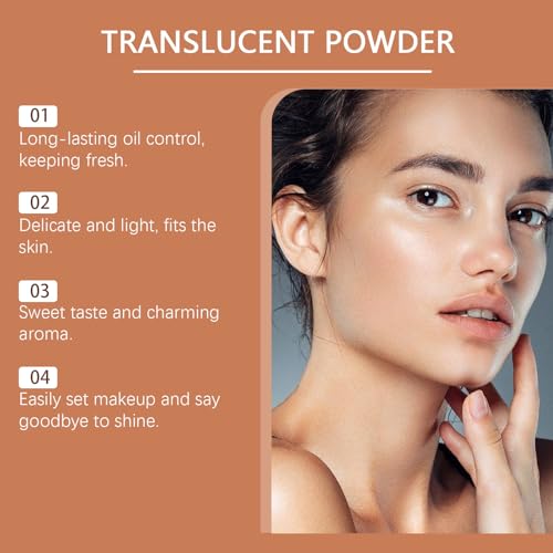 Allura Beauty Blurring Powder, Blurring Setting Powder By Allura, Allura Beauty Pink Setting Powder, Allura Blurring Setting Powder, Blurring Powder Pink for All Skin Tones (pink)