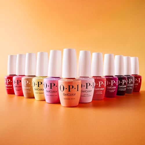OPI GelColor Strawberry Cosmo | Opaque Medium Warm Pink Crème LED Cure Gel Nail Polish | Salon-Quality Shine, Long-Lasting Wear | 0.5 Fl Oz | The New OPIcons Collection | Spring 2026