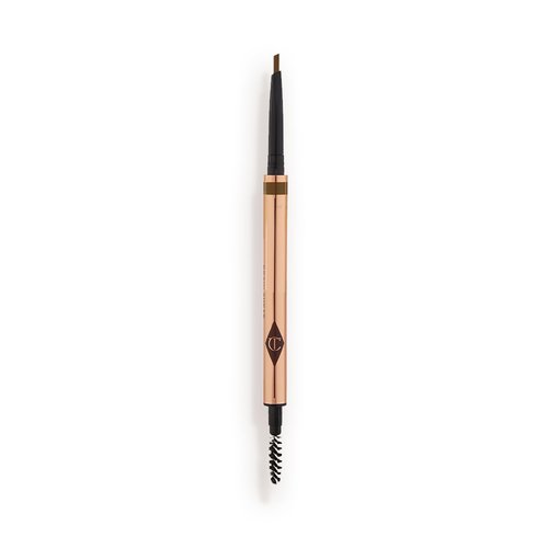 Charlotte Tilbury Brow Cheat Eyebrow Pencil - Refillable Micro-Precision Tool for Natural Strokes | 16-Hour Waterproof Wear, Enriched with Vitamin E