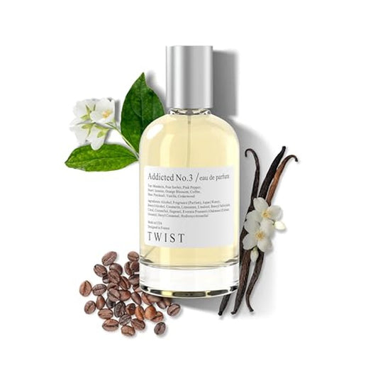 Twist - Addicted No. 3 - Eau De Parfum Inspired by Y s.l's Black Opium. Long-Lasting Perfume For Women, Paraben Free, Vegan, Clean Ingredients, Fragrance - Spray 100 ml | 3.4 fl. oz.
