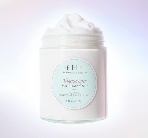 FarmHouse Fresh Face Exfoliator - Gentle Plant-Based Scrub With Cucumber Extract | 6 Oz