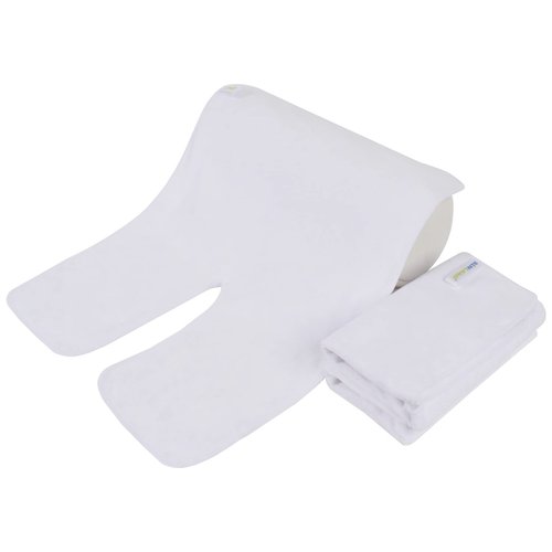 SINLAND Microfiber Esthetician Towels for Facials Mask Removing Face Wrap Soft Facial Cloth with Split Design Spa Towels for Facial Steam Massage and Cleansing