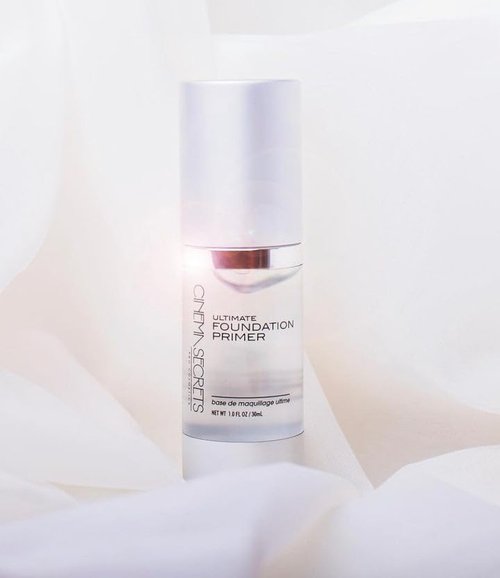 Cinema Secrets Ultimate Foundation Primer - Lightweight Silicone Primer with Vitamins A & E for Hydrated, Flawless Skin