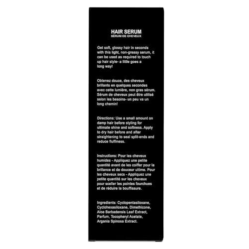 HerStyler Argan Oil Hair Repair Serum - Smooth Frizz & Restore Shine - 2 Fl Oz - Single Bottle