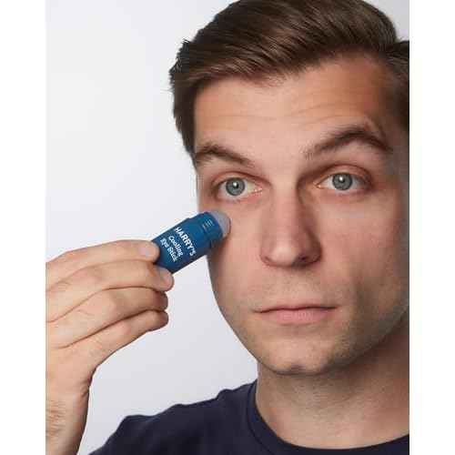 Harry's Cooling Eye Kit for Men - Gua Sha Depuffing Facial Massage Tool and Cooling Eye Stick