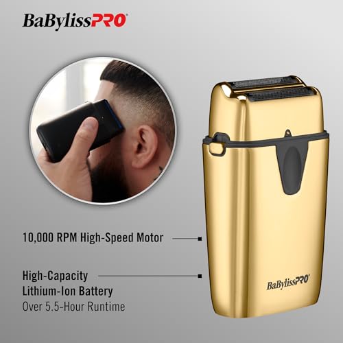 BaBylissPRO Gold UV-Disinfecting Double Foil Shaver