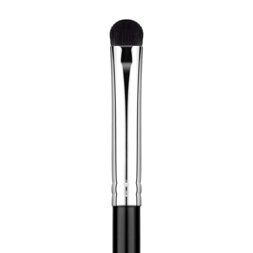 Curved Smudge Eyeshadow Brush, EIGSHOW Small Round Top Blending Eye Shadow with Synthetic Bristles for Smokey Cat Eye Makeup (E832)