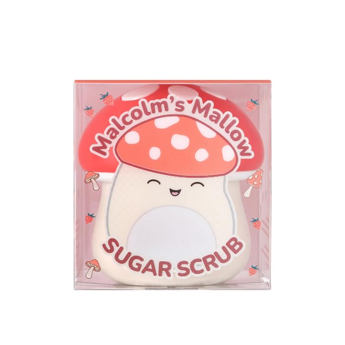 TONYMOLY Malcolm Mallow Sugar Scrub - Exfoliating & Hydrating with Real Strawberry Seeds, 70ml