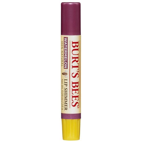 Burt's Bees Lip Shimmer - 100% Natural Moisturizer in Watermelon | 0.09 Oz for Soft, Hydrated Lips