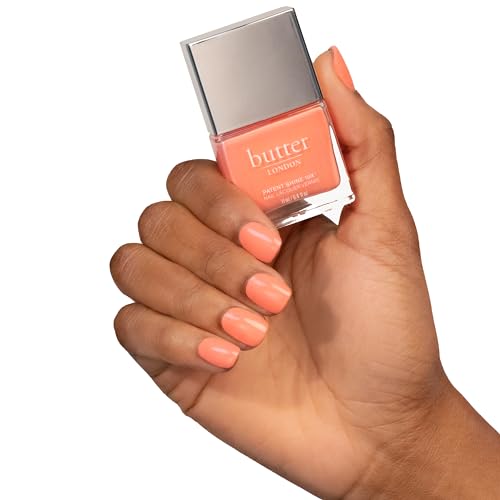butter LONDON Patent Shine 10X Nail Lacquer, Helps Protect & Strengthen Nails, Gel-Like Finish & Chip-Resistant, 10-Free Formula, Vegan, Cruelty & Paraben Free, Hottie Tottie