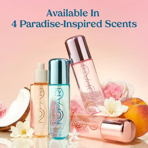 Kopari Hair & Body Mist - Kaanapali Coast Scent | Long-Lasting Coconut & Vanilla Blend, 4 oz