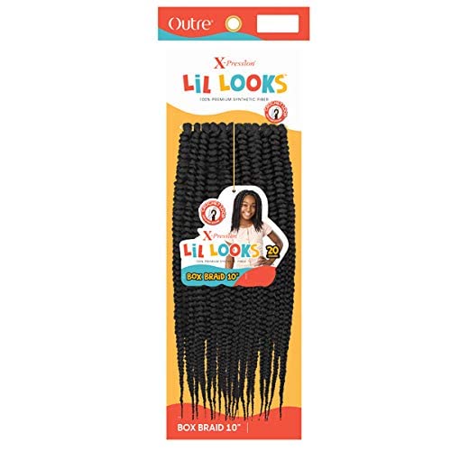 Outre X-Pression LiL Looks Crochet Braid BOX BRAID 10" (3-PACK, 99J)