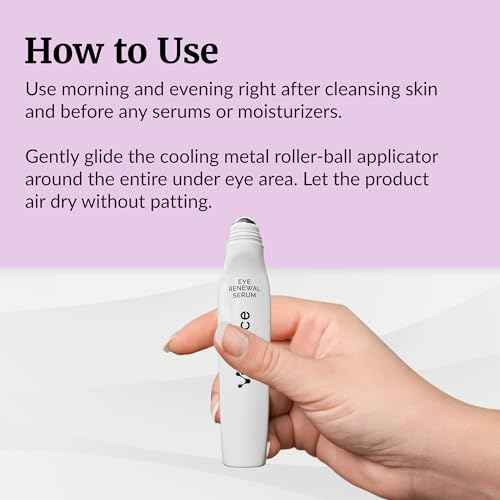 Vibriance Eye Renewal Serum - Dark Circles and Puffiness Treatment - Caffeine Formula for Reducing Bags