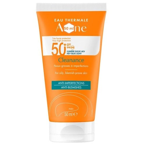 Clean Solaire SPF 50 Facial Sunscreen - Antioxidant Protection for Oily & Acne-Prone Skin | 1.7 Fl Oz