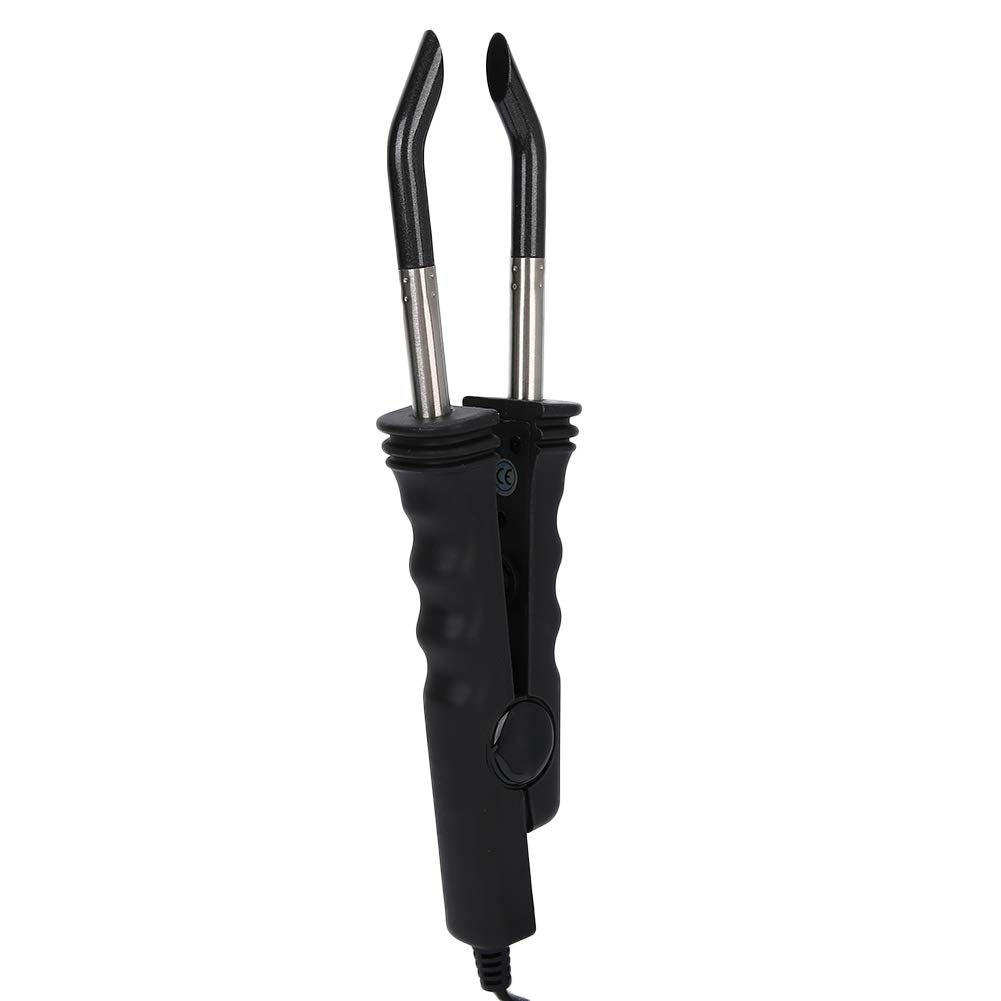 Hair Extension Connector Iron, Adjustable Temperature Hair ConnectorProfessional Hair Extensions Tool for Home and Salon Use Black US Plug 110V