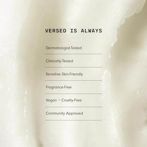 Versed Buff It Out AHA Exfoliating Body Scrub - Lactic Acid & Glycolic Acid Exfoliant - Microfine Pumice Body Exfoliator to Resurface & Polish Dry Skin - Vegan & Cruelty-Free (6 oz Each)