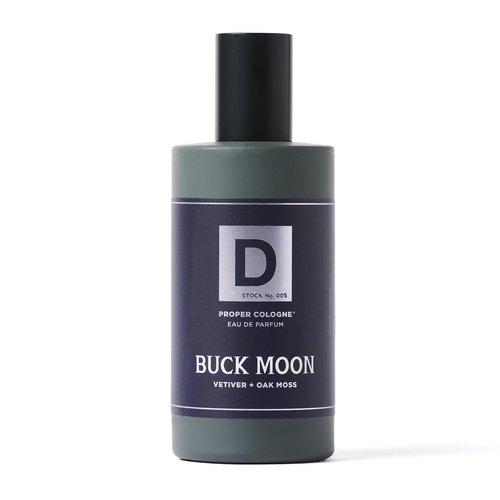 Duke Cannon Proper Cologne Buck Moon - Men's Eau de Parfum with Lime & Vetiver | Warm, Earthy Scent | 1.7 fl oz