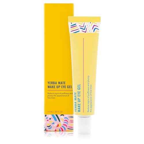 Wake up Eye Gel,Brightening Caffeine Eye Cream for Dark Circles to Hydrate, Minimize Puffiness,0.5 Fl Oz